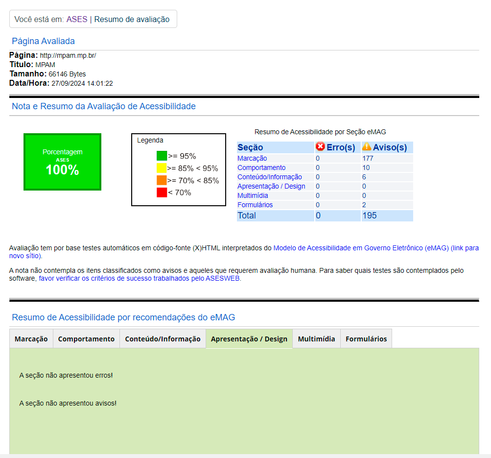 Ases Monitor em 27/09/2024